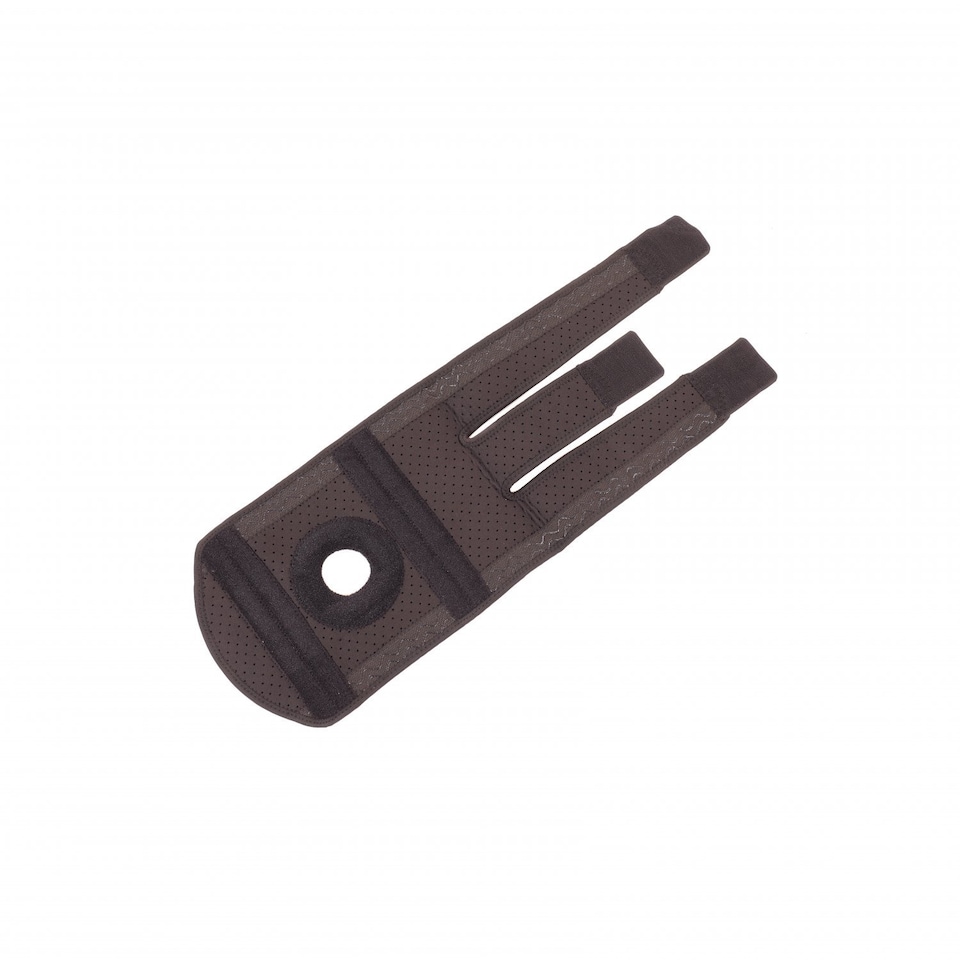 image 1 of Adjustable Knee Support Open-Patella Compression Brace Sleeve | Black