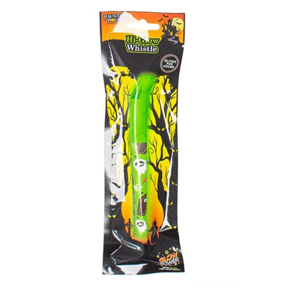 image 1 of Ghost Green Halloween Hi-Glow Whistle