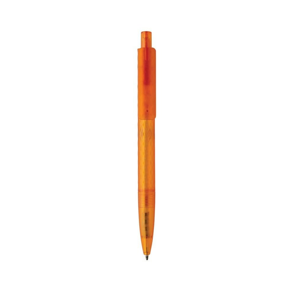 image 1 of XD Collection X3 Frosted Recycled Plastic Pen - Orange - One Size