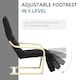 image 5 of HOMCOM Lounge Chair Recliner Adjustable Footrest Home Black