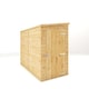 image 1 of 8 x 4 Feet Modular Shiplap Pent - Windowless - Wood - L252 x W127.9 x H203.3 cm | Brown | 1