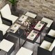 image 6 of Rattantree Rattan Garden Furniture Set 9 Piece Outdoor Dining Set