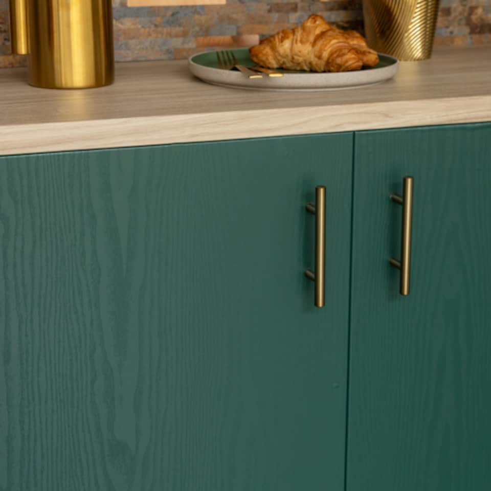 image 1 of Sticky Back Plastic Pine Green Wood Matt Kitchen Self-adhesive Vinyl Wrap for Cupboards, Doors and Worktops 67.5cm x 2m (5 rolls) - d-c-fix