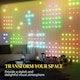 image 6 of HOMCOM Smart LED Curtain Lights, Dynamic DIY Fairy Lights, 3x3(m)