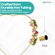 image 4 of Heart Balloon Arch Stand Party Decoration Arch Metal Frame - 200cm