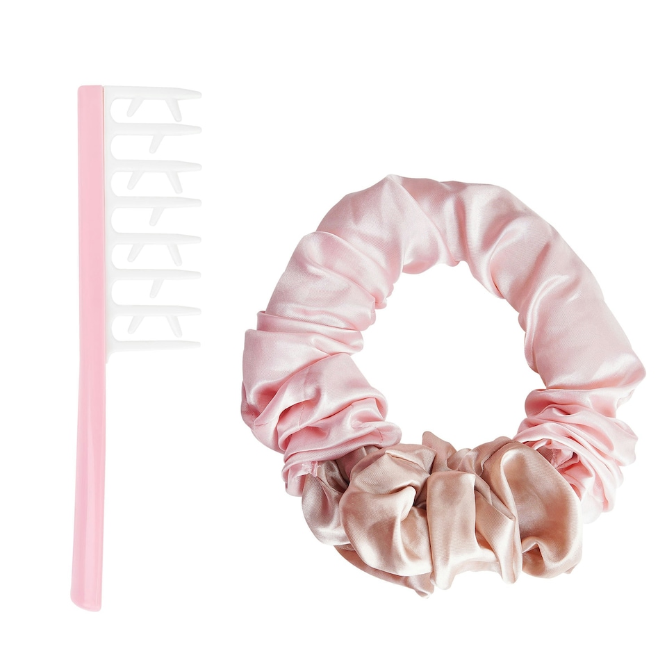 image 1 of Brushworks Heatless Hair Curling Set