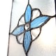 image 4 of Traditional Clear Glass Tiffany Style Pendant Light Shade with Teal Panels | Blue | Teal | 1