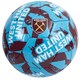 image 2 of West Ham United FC Graffiti Football - Sky Blue/Claret - 5