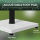 image 5 of Outsunny 12kg Garden Parasol Base w/ Adjustable Foot Concrete Umbrella Stand