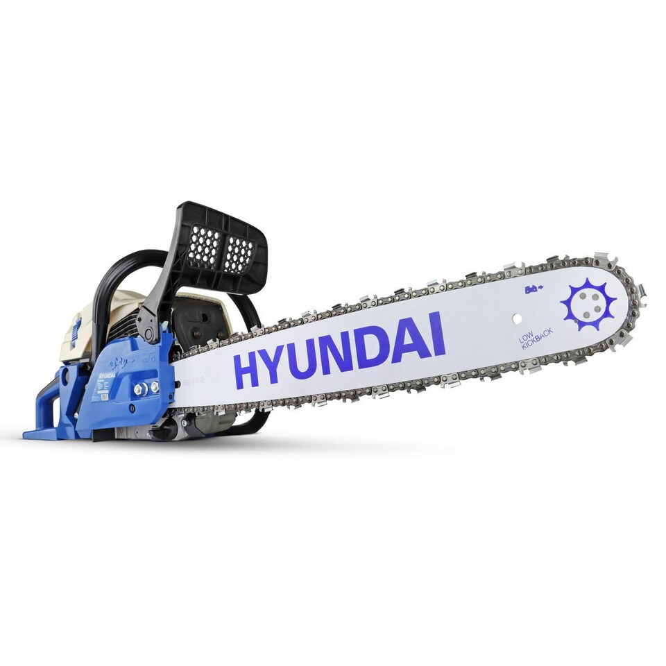image 1 of Hyundai 20" 62cc Petrol Chainsaw, 2-Stroke Easy-Start | HYC6200X
