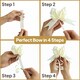 image 8 of 10pcs Ivory 50mm/5cm Large Ribbon Pull Bows for Gift Wrapping, Hampers, Florist Bouquets, Wedding Cars and Party Décor Pullbow | Clear | Clear