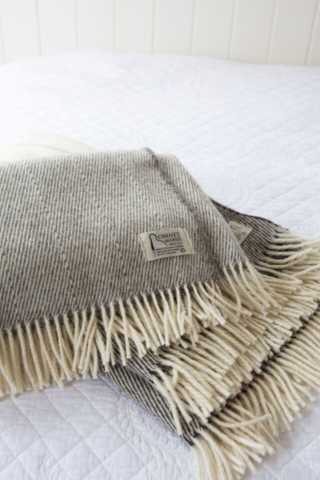 image 1 of Romney Marsh Wools, Copperhurst British Soft Wool Throw