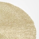 image 6 of Homescapes Set of 4 Round Decorative Gold Placemats