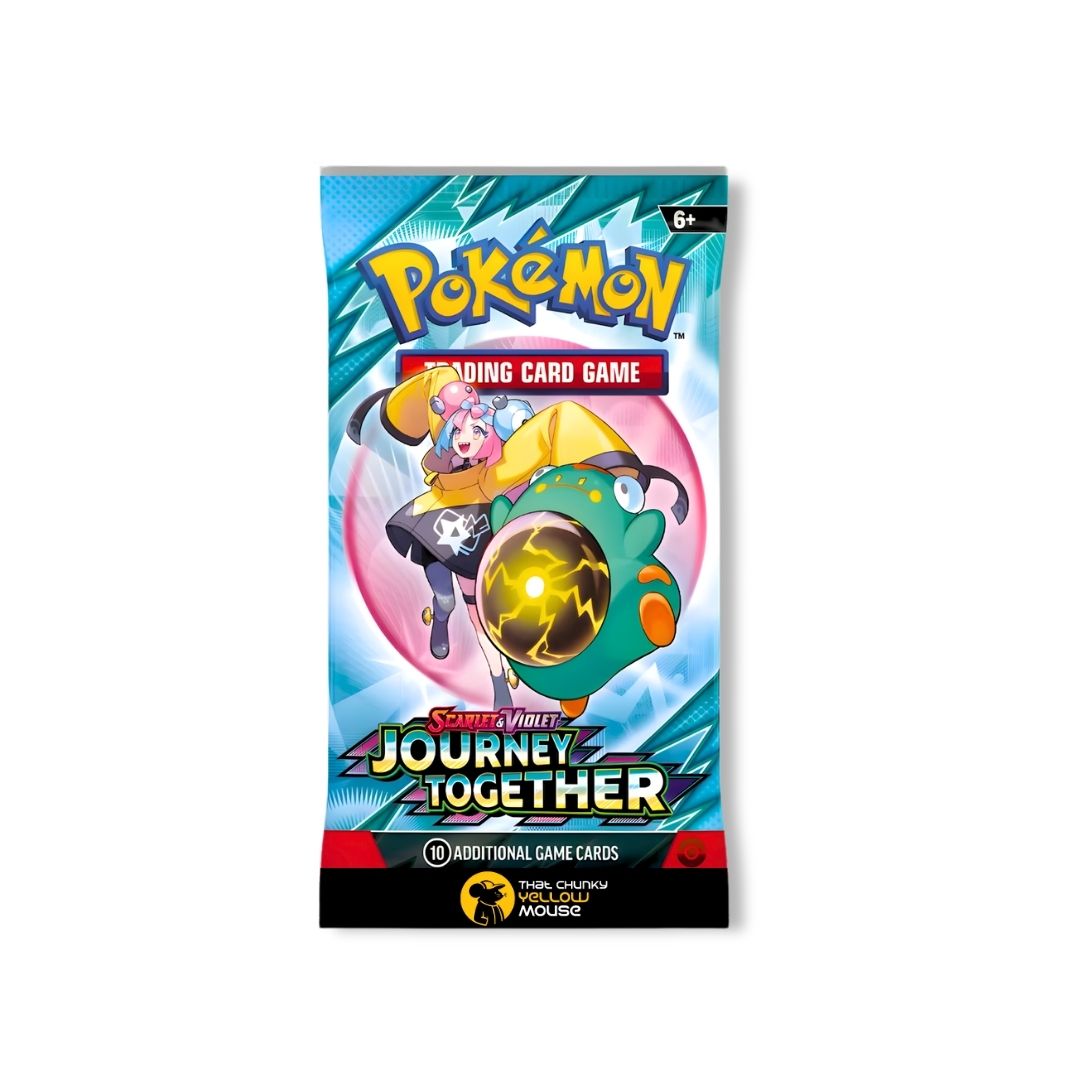 Pokemon Cards Journey Together, English Scarlet and Violet - Booster Pack  including 1 Single Pokemon Booster Pack - TCYM Product - Tesco Groceries