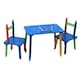 image 2 of Childrens Wooden Crayon Table and Chairs Set Kids Room Furniture