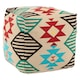 image 1 of Interiors by Premier Cefena Multicolour Pouffe Multi