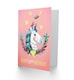 image 2 of Unicorn Flowers Cartoon Age 11 Year Old Child Kids 11th Birthday Card