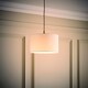 image 2 of ValueLights Reni Small White Pendant Shade White