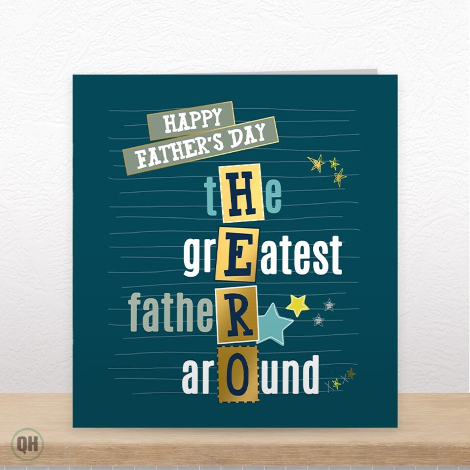image 1 of Happy Father's Day Hero Greetings Card