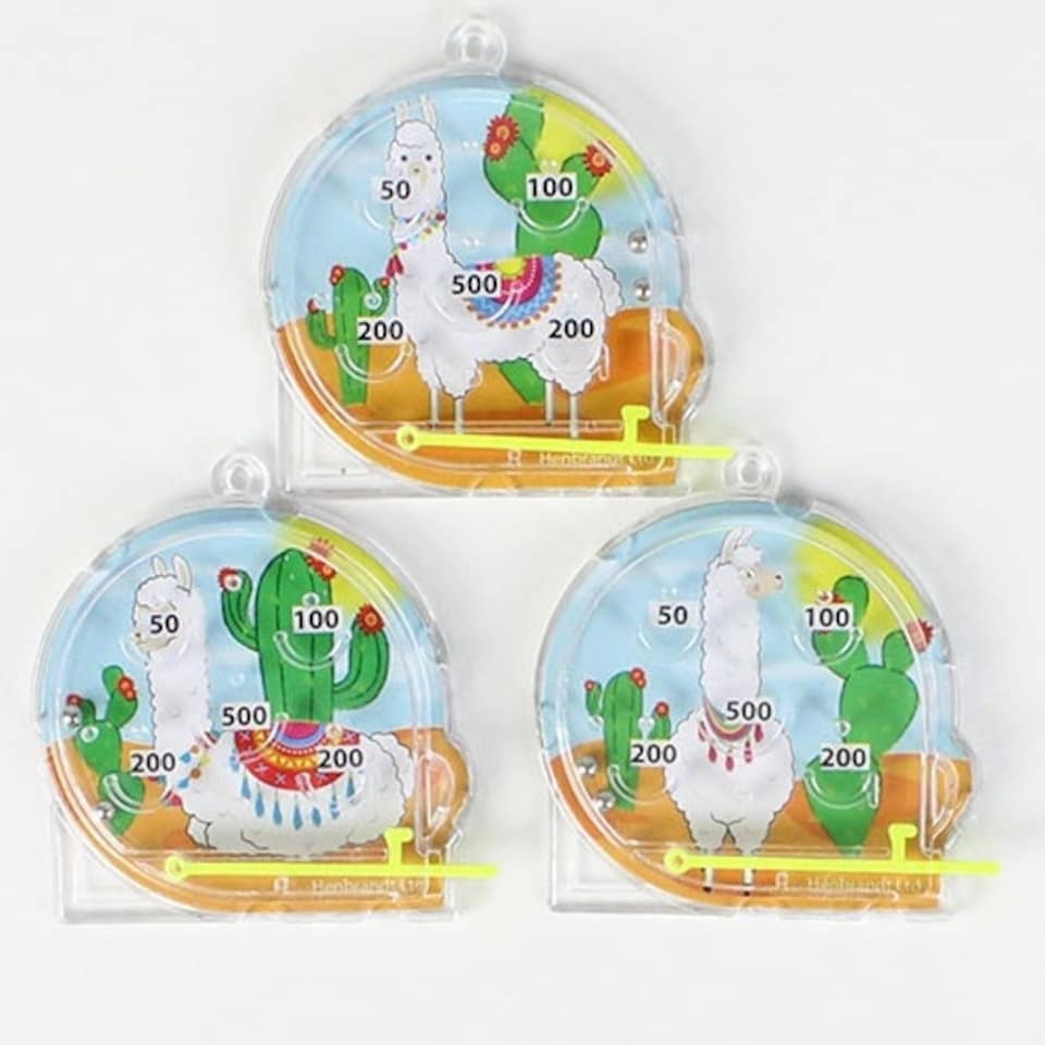 Assorted Llama Mini Pinball Game