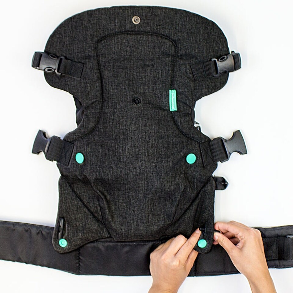 image 1 of Infantino Flip Advanced 4-in-1 Convertible Baby Carrier Black