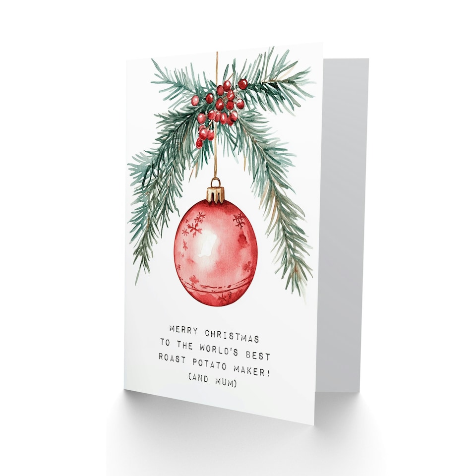 image 1 of World's Best Roast Potato Maker Fun Modern For Her Mum Christmas Card