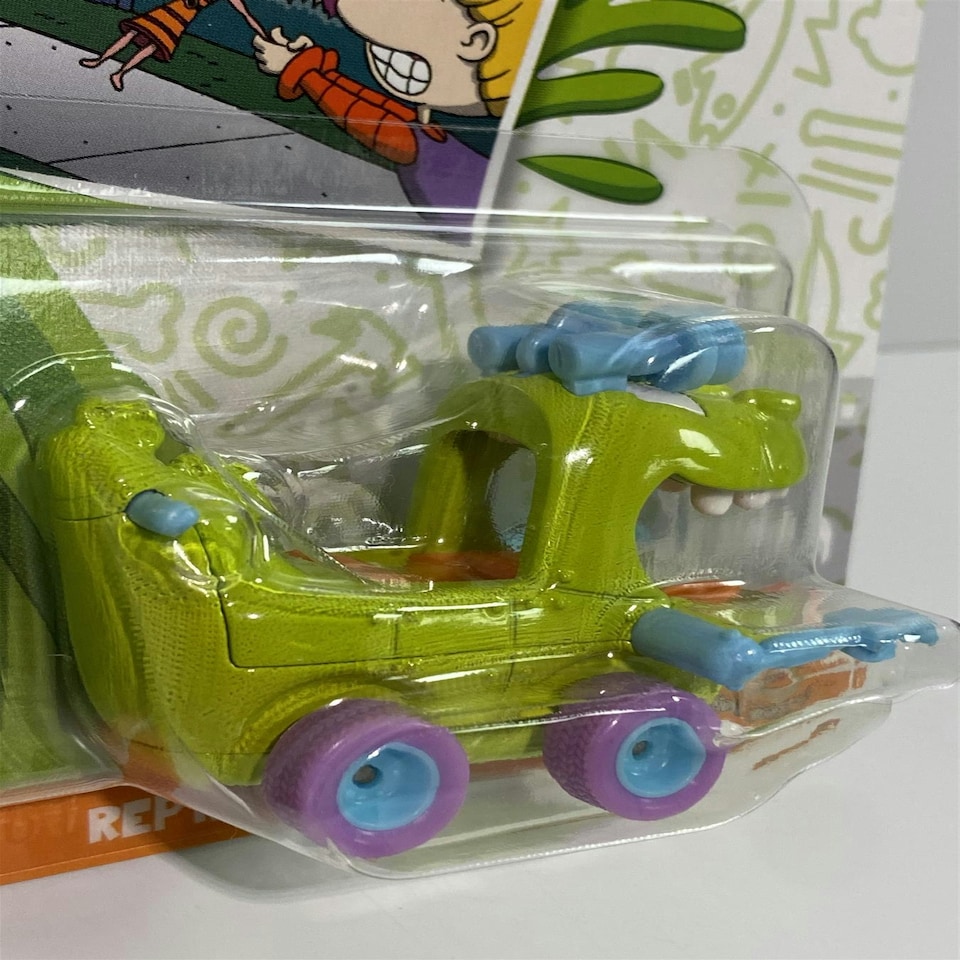 image 1 of Rugrats Reptar Wagon Hot Wheels Real Riders GRL61