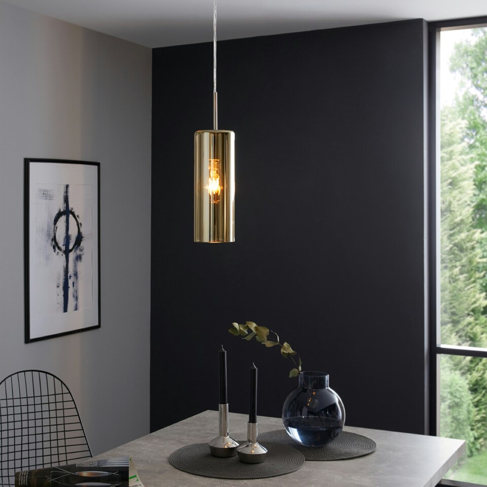 image 1 of EGLO Selvino Satin Nickel Pendant Light
