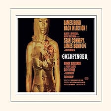 LX - JAMES BOND (GOLDFINGER PROJECTION) - POSTER / PRINTS