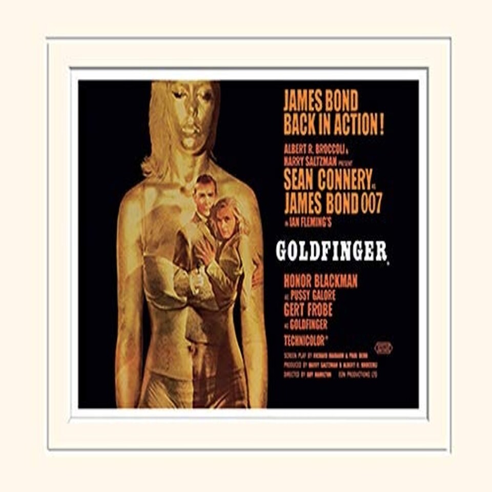 LX - JAMES BOND (GOLDFINGER PROJECTION) - POSTER / PRINTS
