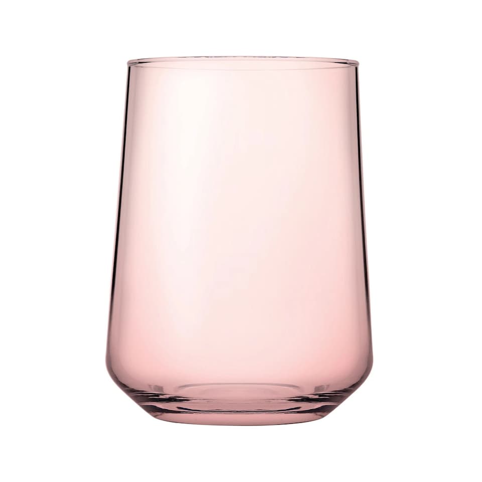 image 1 of Allegra Coloured Glasses Highball Tumbler Tall Short Cocktails Juice | Multi | Pink 6 Highball & 6 Tumbler Glasses