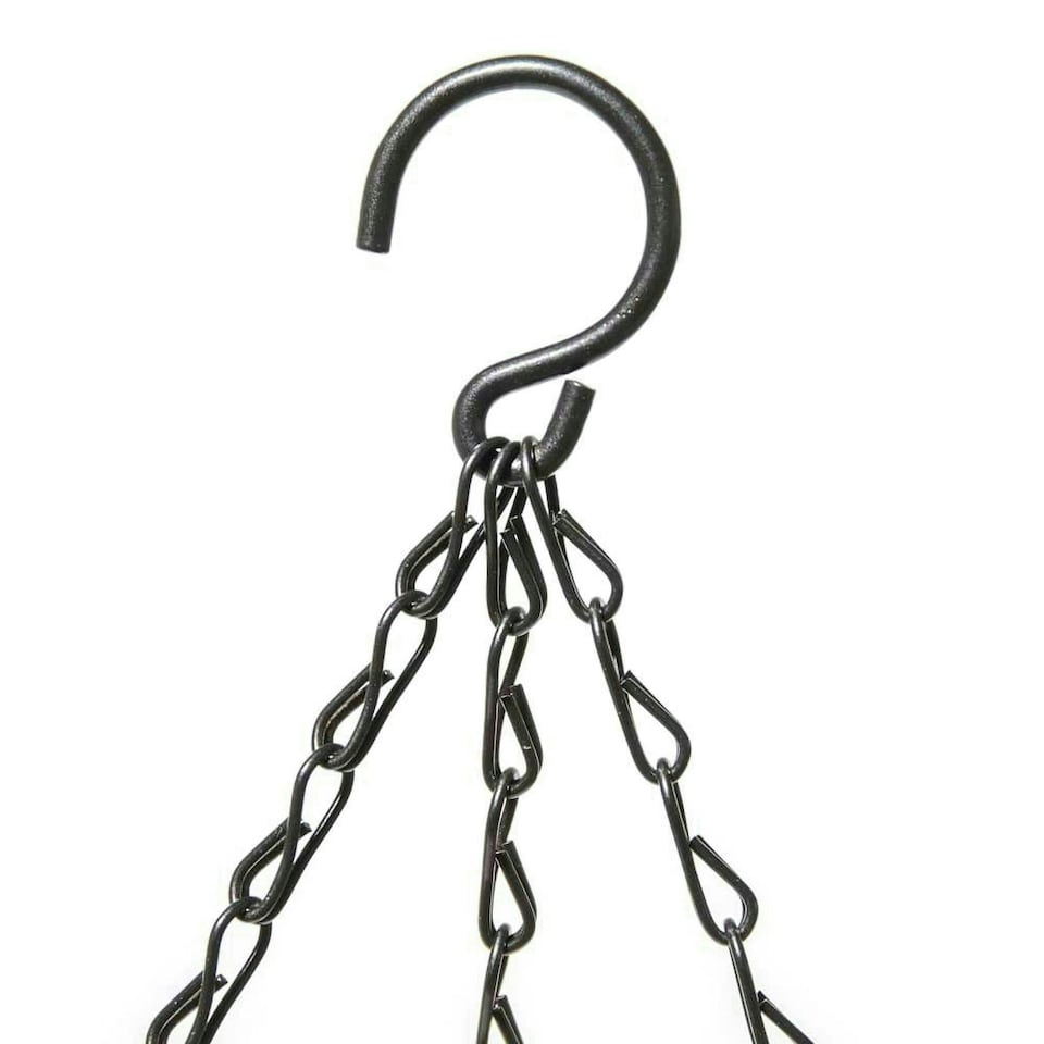 image 1 of Primrose Wire Hanging Basket Plant Pot Planter with Coco Liner 31cm