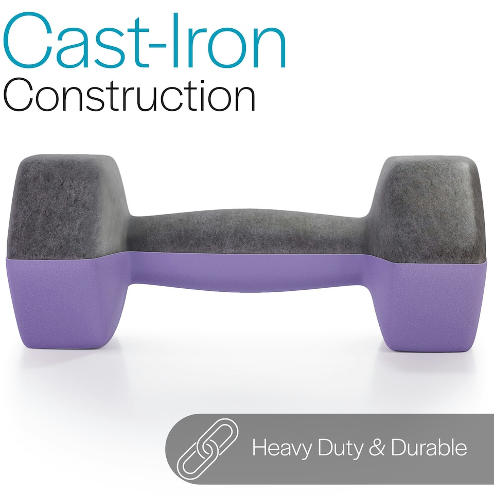 image 1 of Neoprene Hex Dumbbells (4kg)