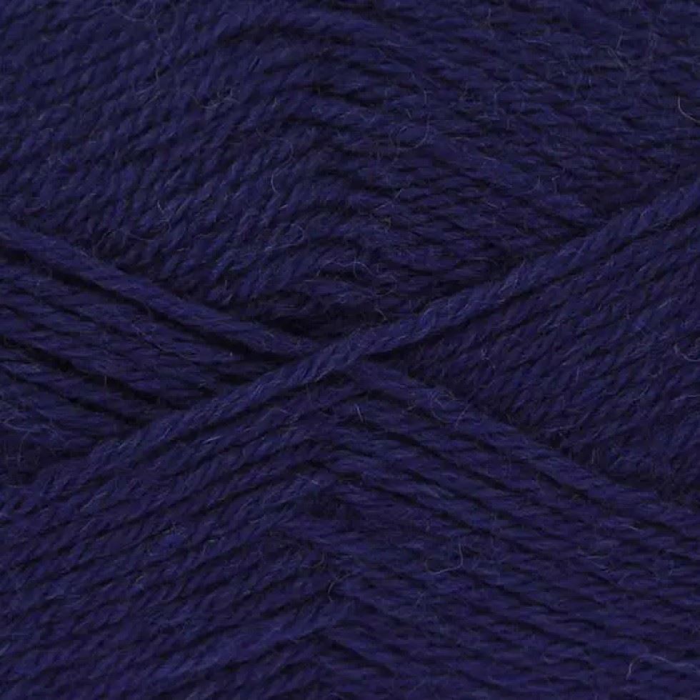 King Cole Navy Merino Blend 4 Ply Yarn Cone For Crochet, Knitting - per 500 gram ball