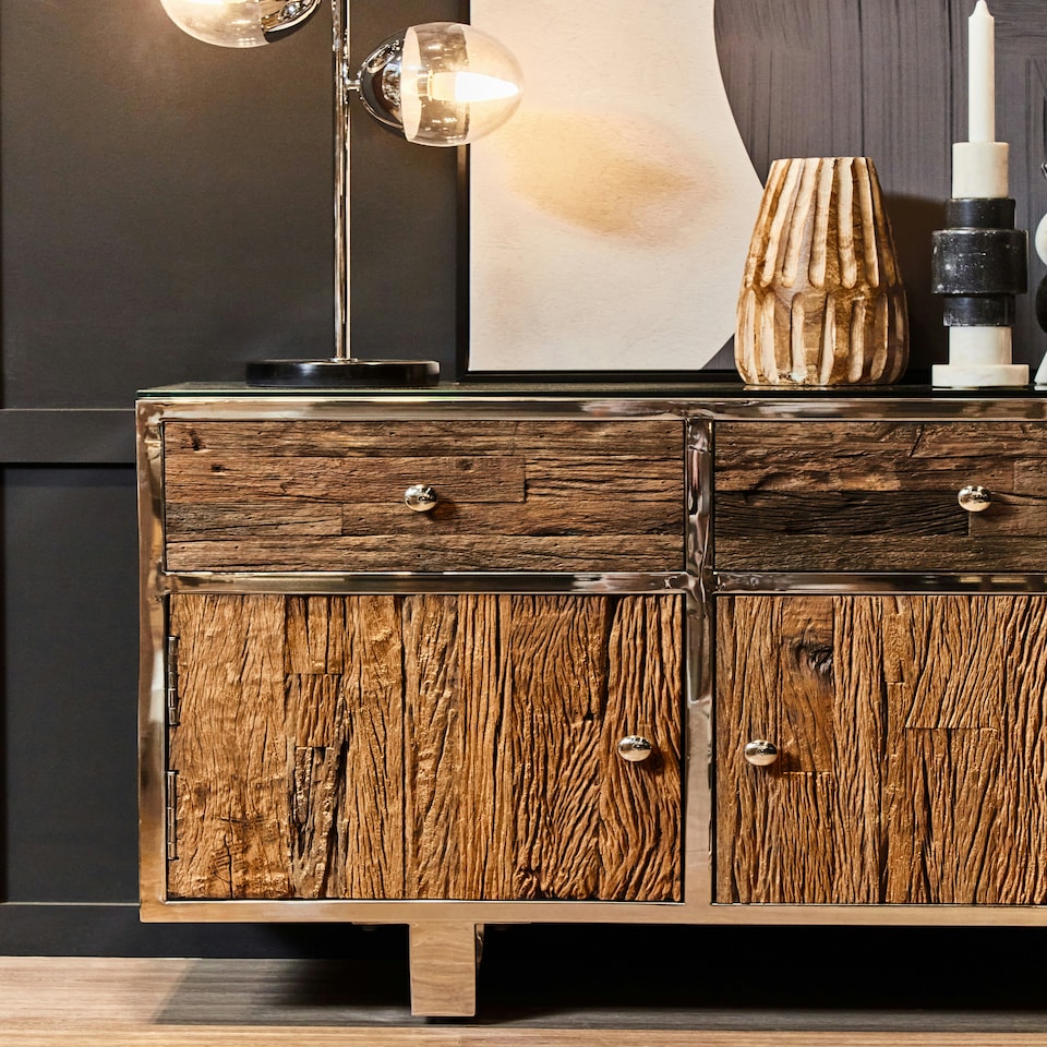 image 1 of Interiors by Premier Natural Wood Sideboard Brown