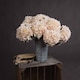 image 2 of Autumn Hydrangea Artificial Flower - Fabric/Plastic - L18 x W18 x H42 cm - White
