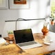 image 6 of HOMCOM Double Head Table Lamp with 3 Colour Modes & 10 Dimmable, Black | Black | 61W x 5.5D x 64H cm