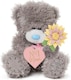 image 1 of Tatty Teddy 'No.1 Mum' Plush Bear On Gift Plinth 15cm Official Mother's Day Collection