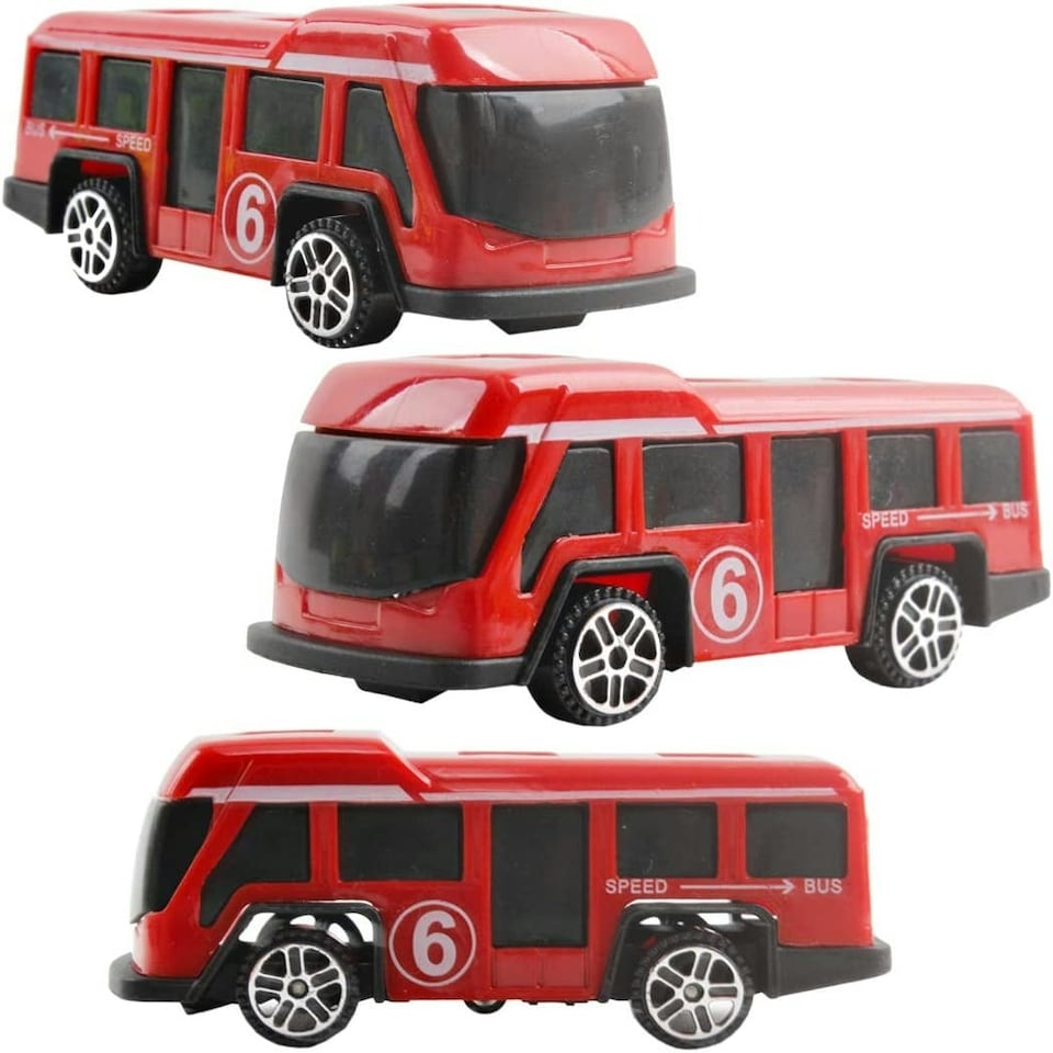 image 1 of Transporter Truck Carrycase Play Set with 12 Vehicles, Accessories & Play Map – Portable Toy for Kids