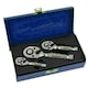 image 1 of Stubby Ratchet 1/4" 3/8" 1/2" drive 72 Teeth Quick Release Socket Driver TE769