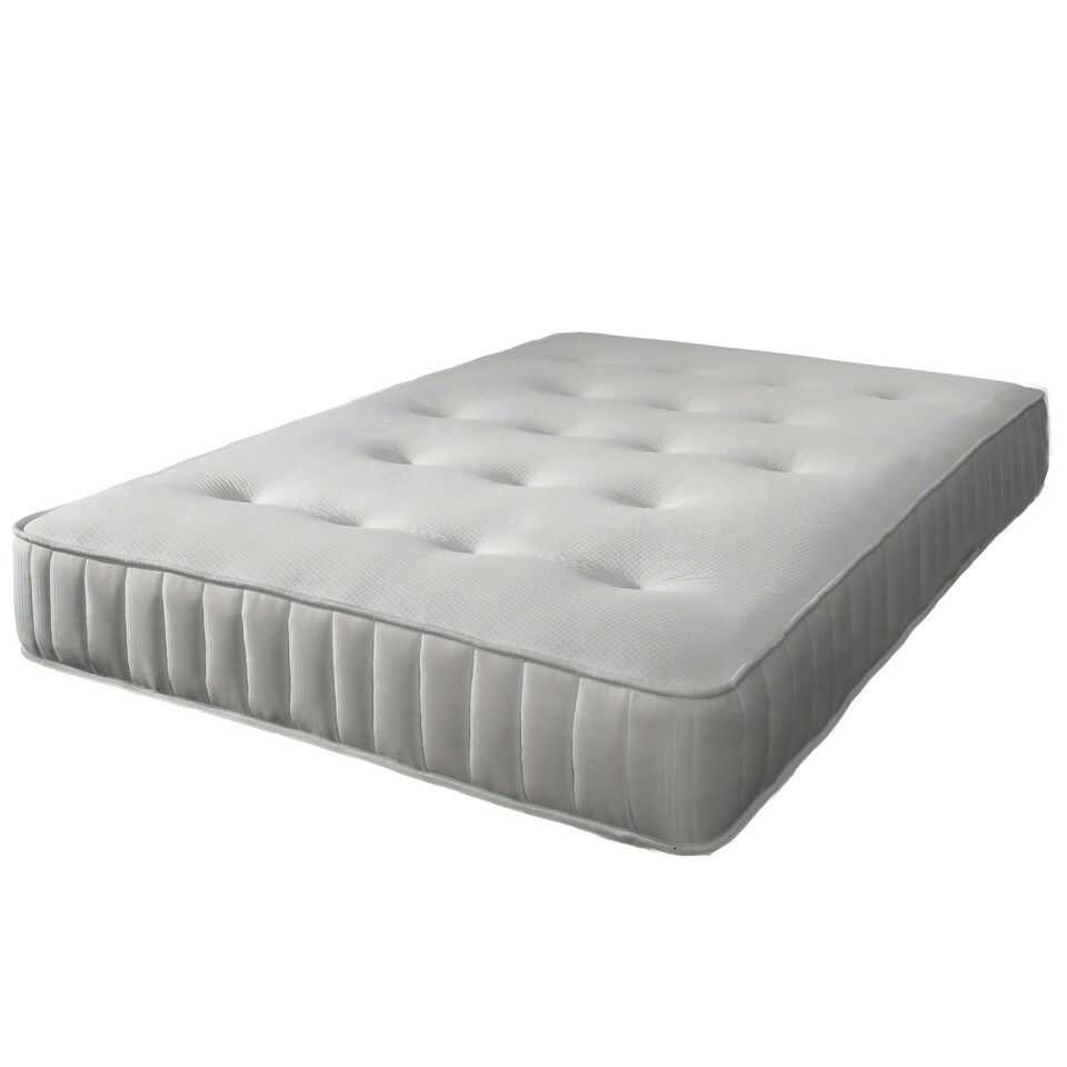 image 1 of Hybrid Memory Foam & Spring Support Mattress - Responsive Body Support White | King