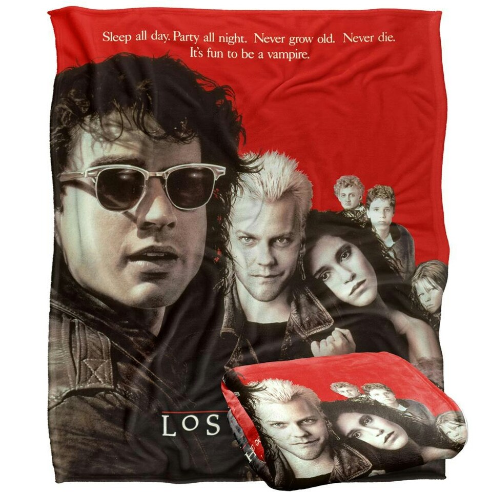 image 1 of The Lost Boys Movie Poster Blanket - Multicoloured - One Size