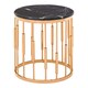 image 3 of Interiors By Premier Functional Round Copper Finish Side Table, Luxury Modern Side Table For Livingroom, Sturdy Bedside Table Multi