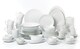 image 1 of 60pc White Coupe Dinner Set
