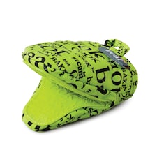Silicone Hot Grab Mini Oven Mitt, Hot Print Green