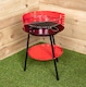 image 2 of 14 inch Round Garden Barbecue. BBQ with Wind Shield & Shelf