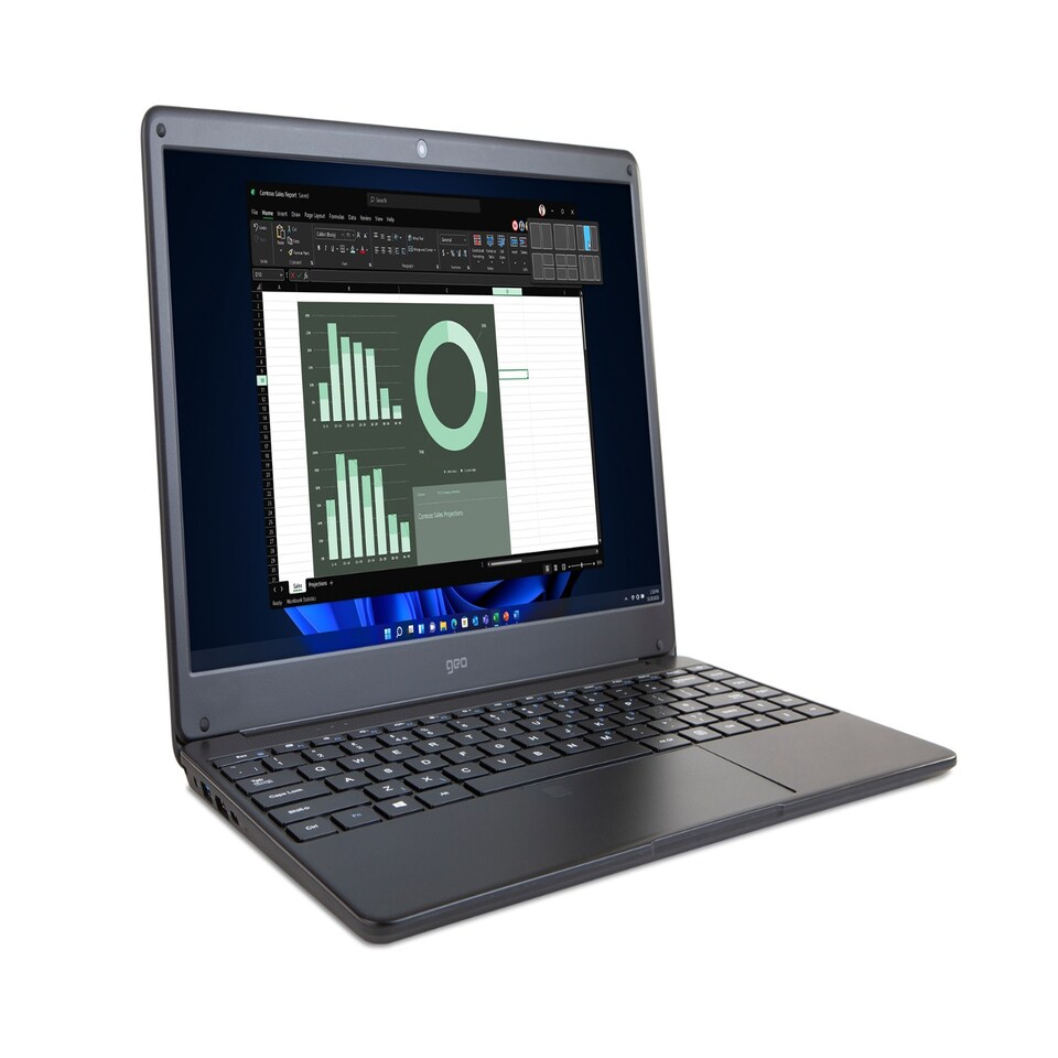 image 1 of Geo Infinity GeoBook 540 14.1" Laptop Intel i5 8GB RAM 256GB SSD Windows 10 Pro With Fingerprint Reader