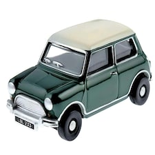 Oxford Diecast Austin Mini Almond Green/Old English White