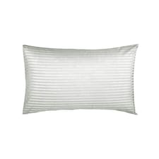 Belledorm 540 Thread Count Satin Stripe Housewife Pillowcases (Pair) - Ivory - One Size
