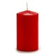 image 2 of Candle Acorde CY88150M Red 9 x 15 x 9 cm (4 Units) N/A